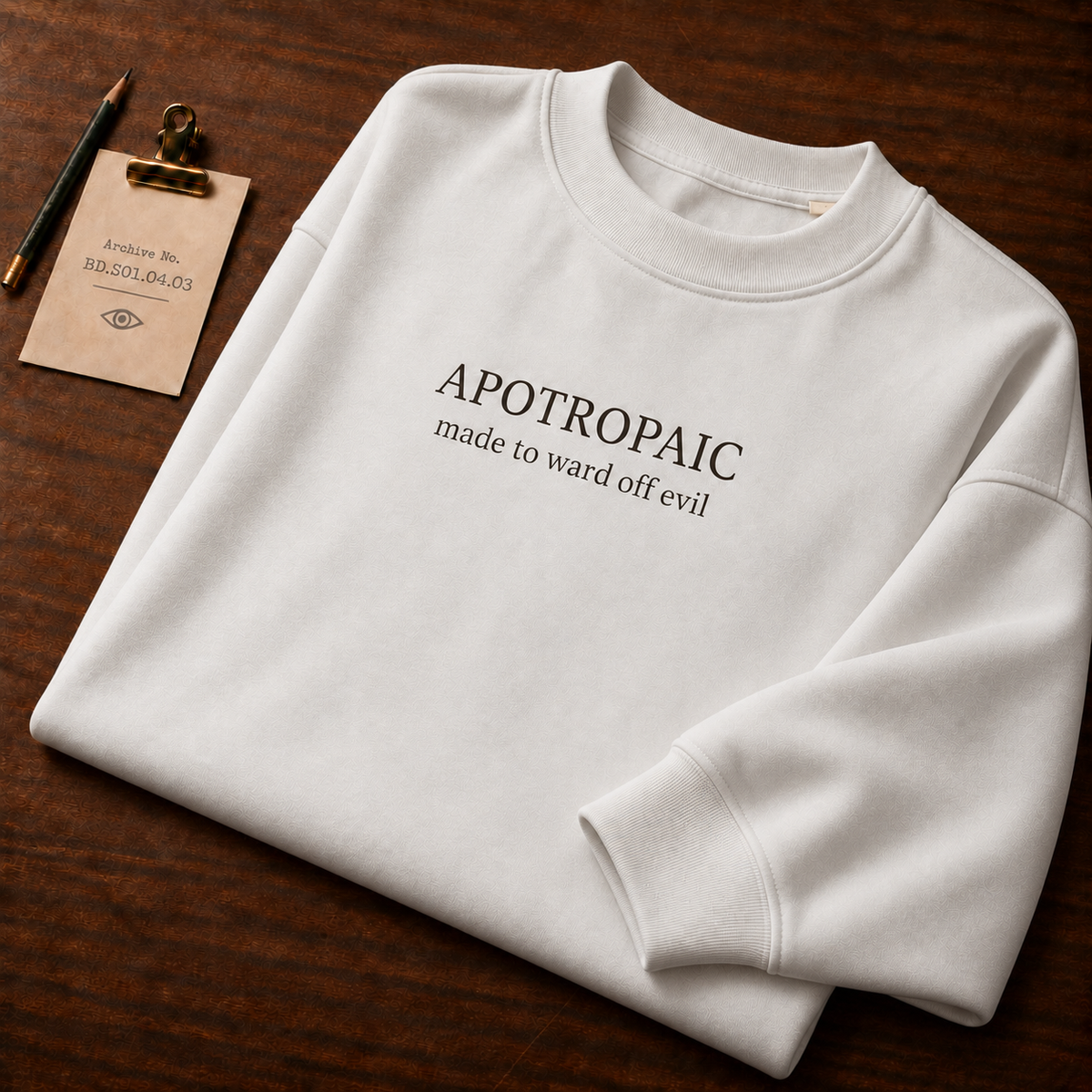 Apotropaic Oversized Sweatshirt