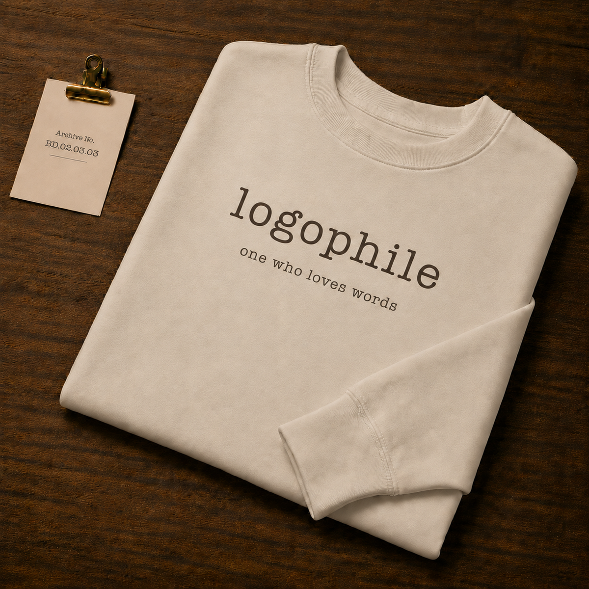 Logophile Original Sweatshirt